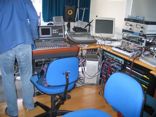 Recordning session Face takes shape, Copenhagen