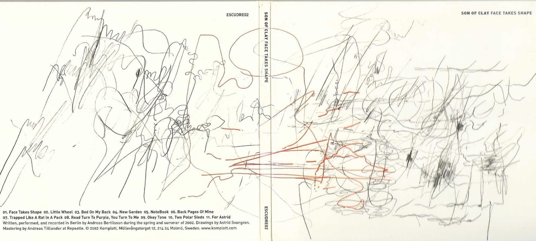 Escudre02 - Face Takes Shape CD front cover