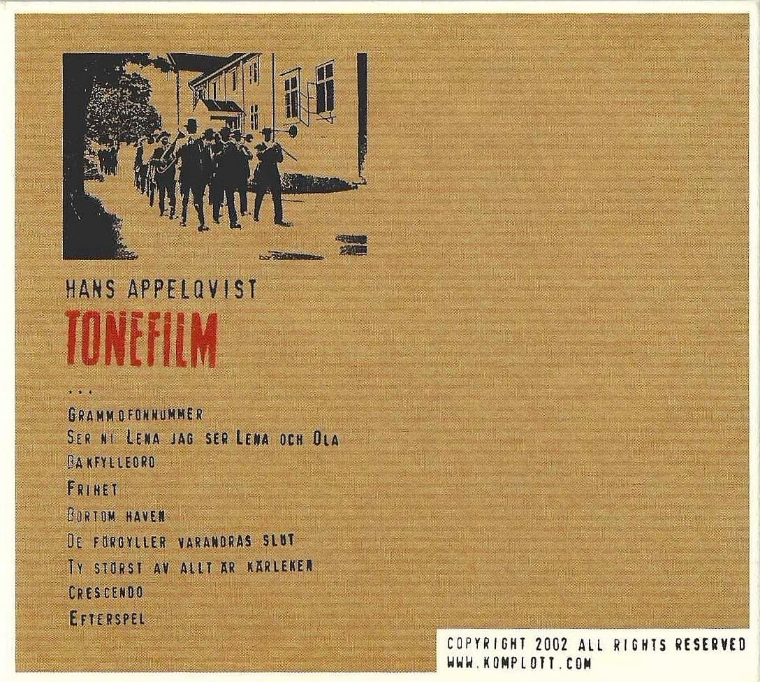 Tonefilm CD digipak backside