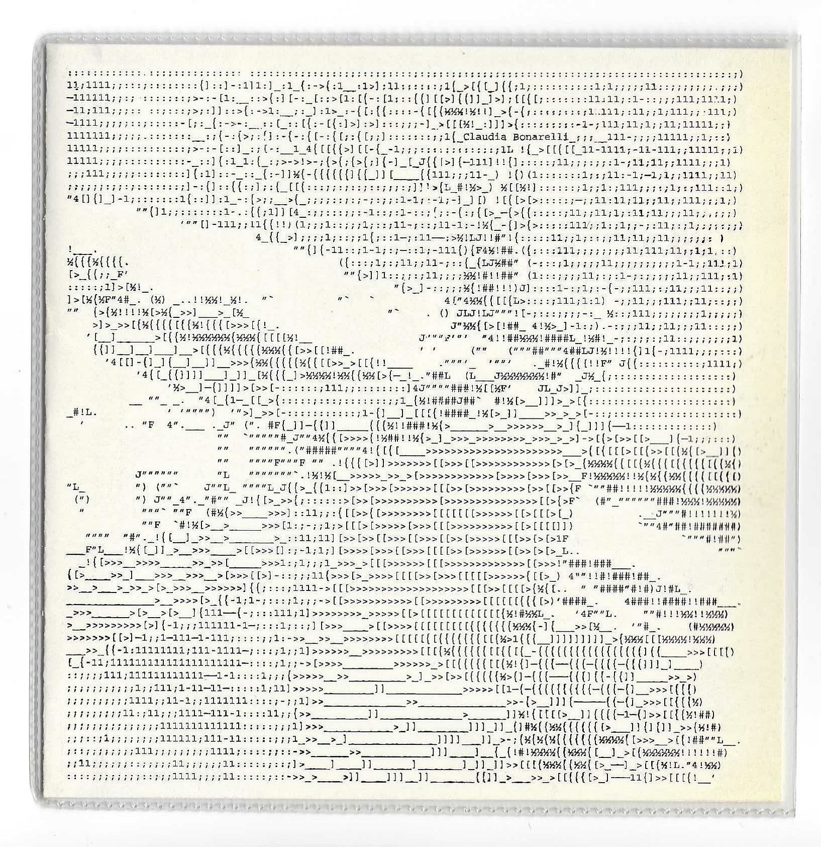 Claudia Bonarelli strsim08 - cdr front