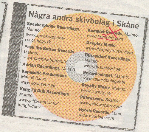 Komplott Sydsvenskan