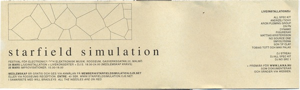 Starfield Simulation #1