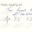 The first three notes of the minor scale